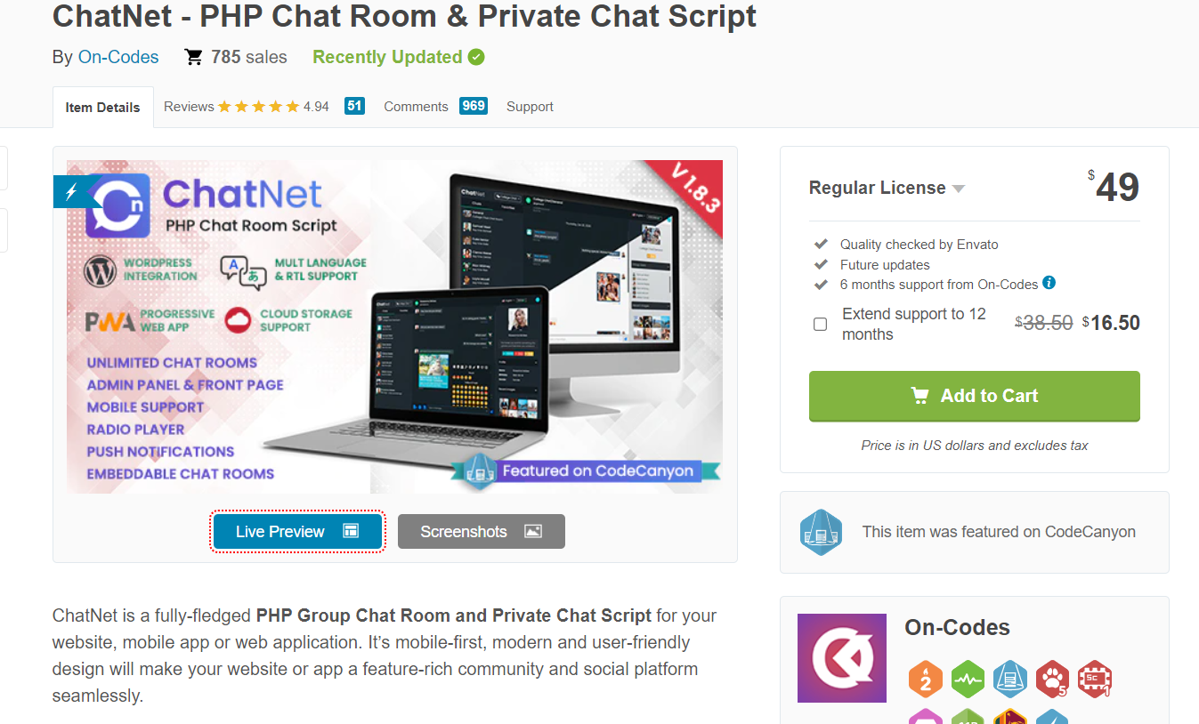 ChatNet_v1.8.3 PHP多用户私人在线聊天室源码-免费下载，支持同时创建多个聊天室 1